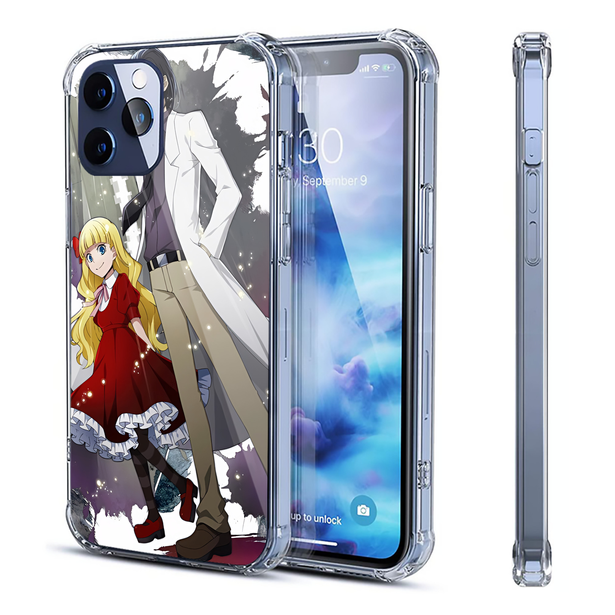（画像用） 文豪ストレイドッグス Bungo Stray Dogs 【iPhone 12シリーズ対応】透明スマホケース（クリアソフトケース）